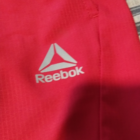 Red Reebok Jogging Shorts - Picture 2 of 4